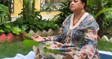 “Yoga” A Journey Towards Peace and Balance : Vasundhara Raje “Yoga” A Journey Towards Peace and Balance : Vasundhara Raje