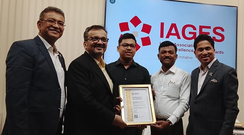 IAGES celebrates a Power-Packed Day 1 at IIJS Bharat Premier 2026, Mumbai with Accreditation Recognition Presentation IAGES celebrates a Power-Packed Day 1 at IIJS Bharat Premier 2026, Mumbai with Accreditation Recognition Presentation