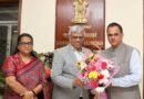 Rajasthan Chief Secretary V Srinivas and ACS Shreya Guha Meet 8th Central Pay Commission Member Secretary